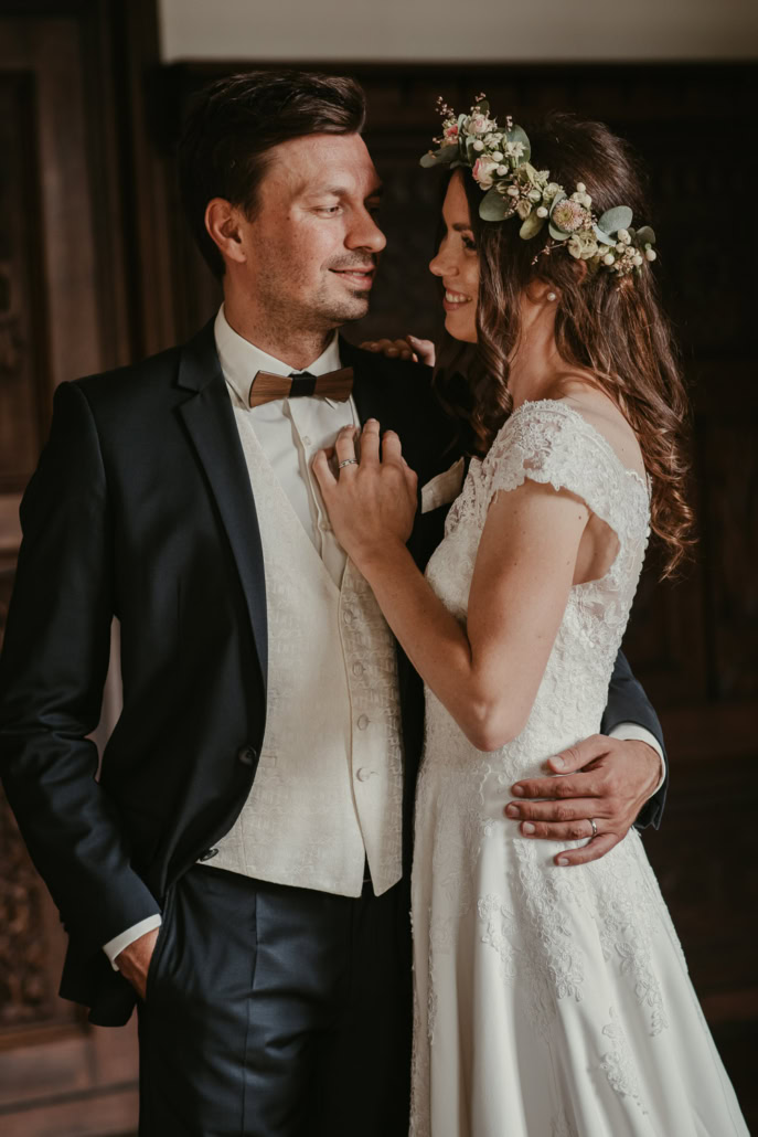 Hochzeits Inspirations Shooting âuf Schloss Linnep mit Pia und Marius von photoart hübner 16